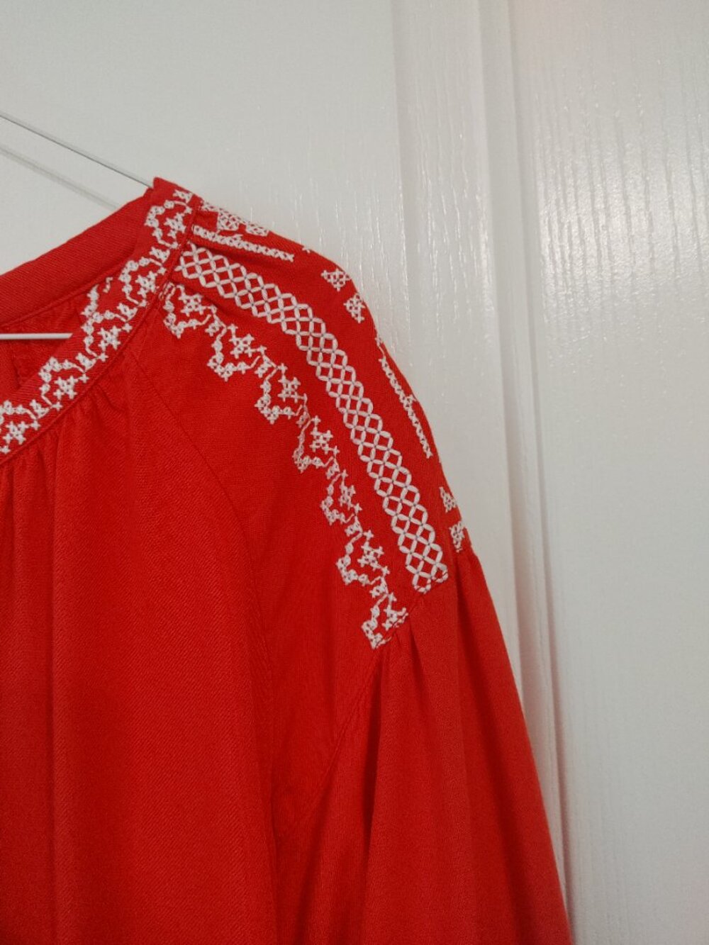 Red Solitare Dress Size L - Picture 3 of 5